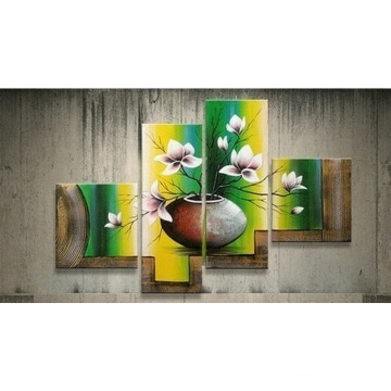 Sale Cheap Framed Flower Oil Painting